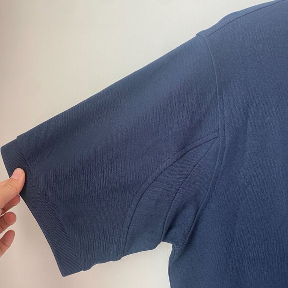 Orvis Mens The Signature Heavyweight Fly Fishing Polo Navy Size Large Tall - Picture 7 of 10